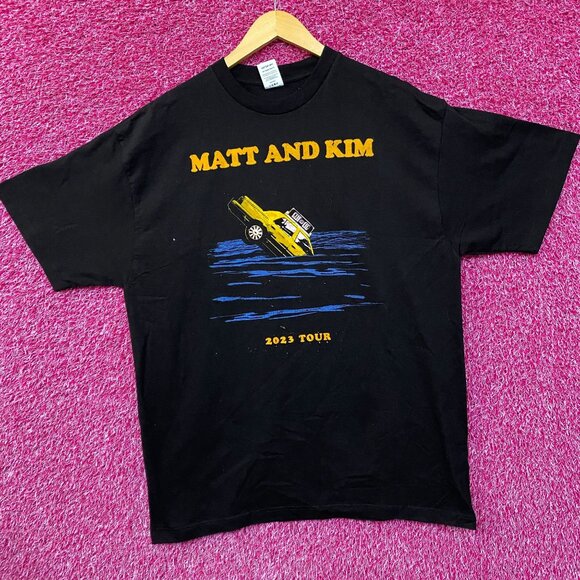 Matt and Kim 2023 Tour Graphic Design T-Shirt XL - Picture 3 of 6